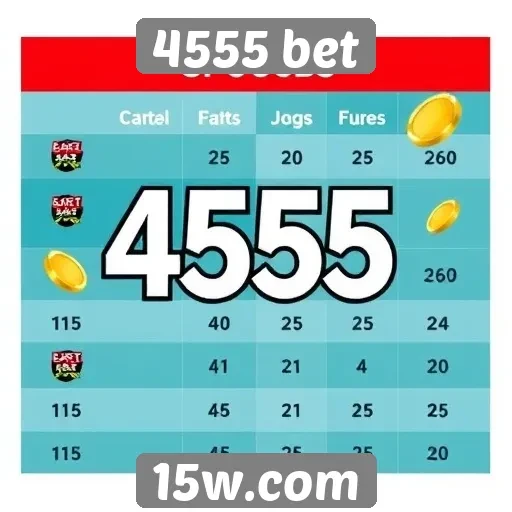 Comparativo entre jogos oferecidos na 4555 bet